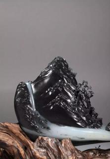 顶级青花和田玉演绎的极致中国美!难怪得金奖和田玉鉴定保养知识大全